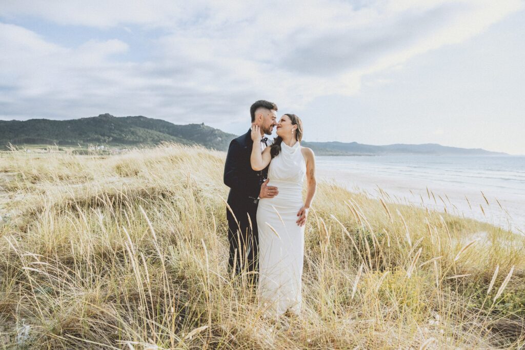 Postboda en la Playa de Traba de Laxe de Laura y fabio