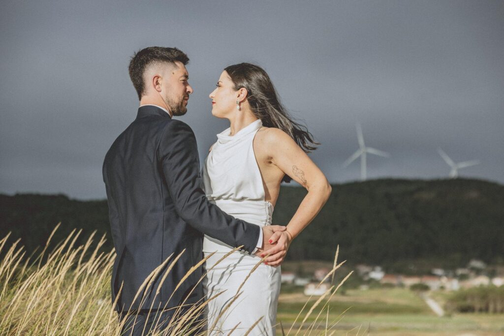 Postboda en la Playa de Traba de Laxe de Laura y fabio